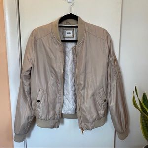 Beige Bomber - Medium